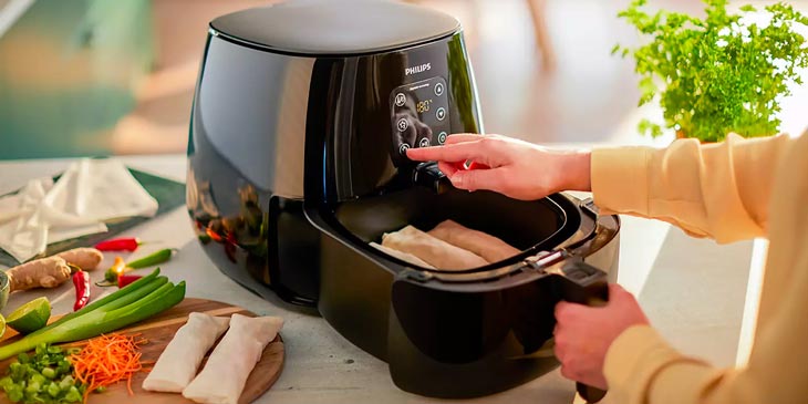 cách sử dụng nồi chiên không dầu Philips