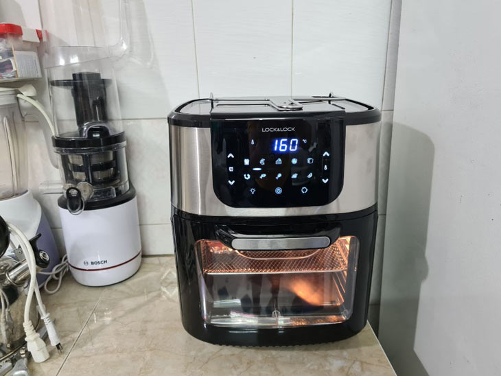 nồi chiên không dầu lock&lock 10 lít