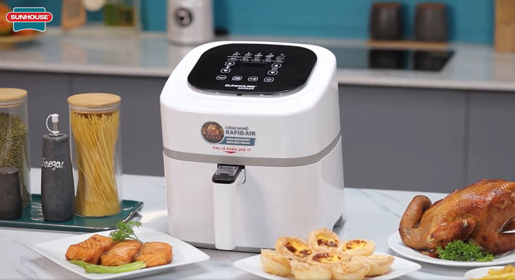 nồi chiên không dầu Sunhouse